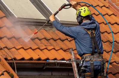 Démoussage et hydrofuge de toiture à Champagnac